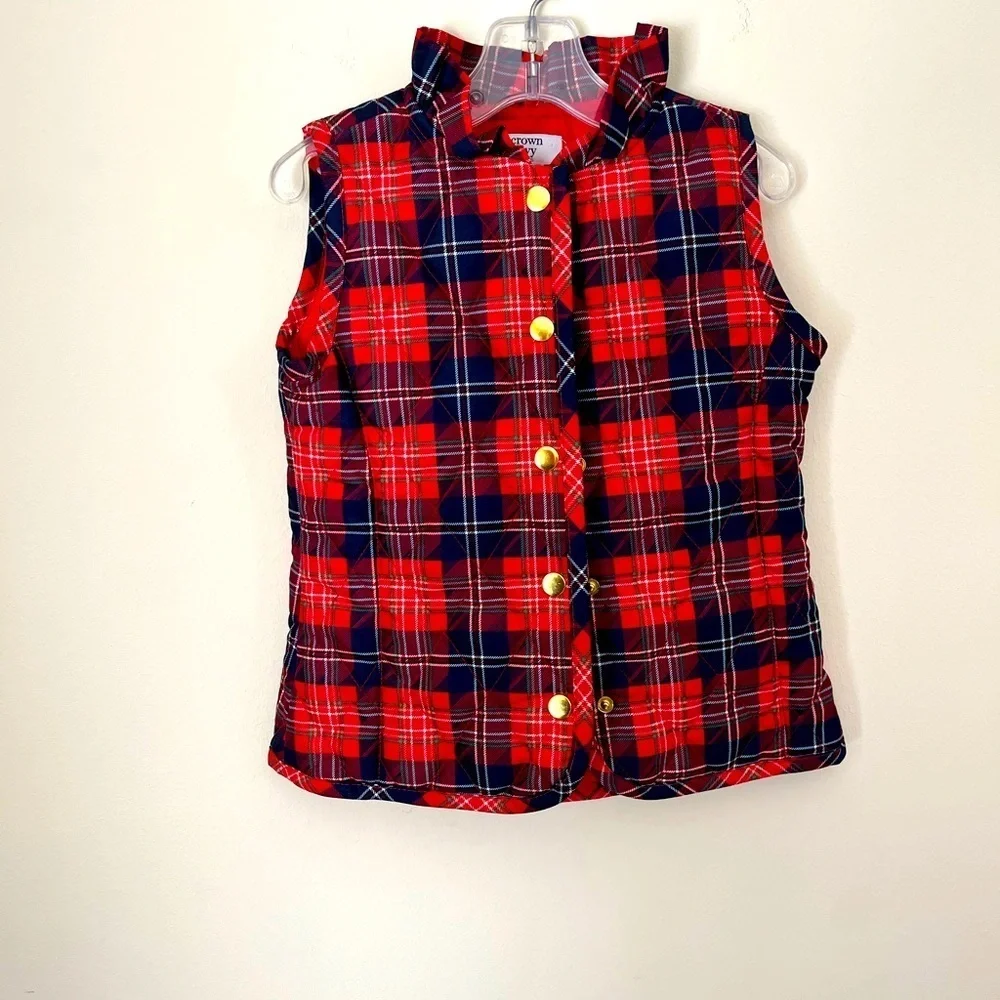 Crown & ivy Girl Size: 4 years vest puff red